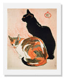 MFA Prints archival replica print of Théophile Alexandre Steinlen, Two Cats from the Museum of Fine Arts, Boston collection.