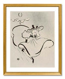 MFA Prints archival replica print of Henri de Toulouse-Lautrec, Jane Avril (from the portfolio Le Café Concert) from the Museum of Fine Arts, Boston collection.