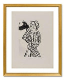 MFA Prints archival replica print of Henri de Toulouse-Lautrec, Chanteur Americain from the Museum of Fine Arts, Boston collection.