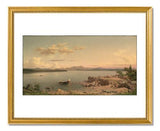 MFA Prints archival replica print of Martin Johnson Heade, Lake George from the Museum of Fine Arts, Boston collection.