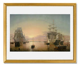 MFA Prints archival replica print of Fitz Henry Lane, Boston Harbor from the Museum of Fine Arts, Boston collection.