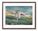 MFA Prints archival replica print of Winslow Homer, The Dunes from the Museum of Fine Arts, Boston collection.