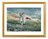 MFA Prints archival replica print of Winslow Homer, The Dunes from the Museum of Fine Arts, Boston collection.