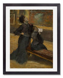 MFA Prints archival replica print of Edgar Degas, Visit to a Museum from the Museum of Fine Arts, Boston collection.