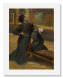MFA Prints archival replica print of Edgar Degas, Visit to a Museum from the Museum of Fine Arts, Boston collection.