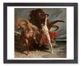 MFA Prints archival replica print of Henri Regnault, Automedon with the Horses of Achilles from the Museum of Fine Arts, Boston collection.