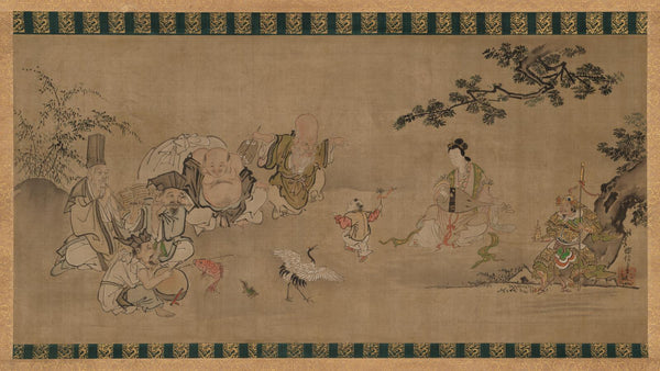 Kano Tanshin Morimasa, Seven Gods of Good Fortune