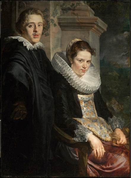 Jacob Jordaens, Portrait of a Young Married Couple