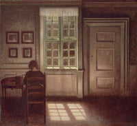 Vilhelm Hammershøi, Woman in an Interior