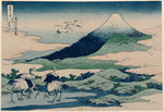 Katsushika Hokusai, Umezawa Manor in Sagami Province (Sōshū umezawa hidari [=zai?]), from the series Thirty-six Views of Mount Fuji (Fugaku sanjûrokkei)