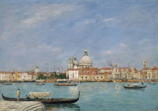 Eugène Louis Boudin, Venice, Santa Maria della Salute from San Giorgio
