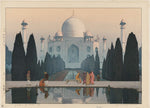 Yoshida Hiroshi, Morning Mist at the Taj Mahal, No. 5 (Taji Maharu no asagiri, daigo), from the Taj Mahal series