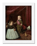 MFA Prints archival replica print of Diego Rodríguez de Silva y Velázquez, Don Baltasar Carlos with a Dwarf from the Museum of Fine Arts, Boston collection.