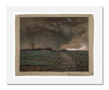 MFA Prints archival replica print of Jean-François Millet, Coming Storm from the Museum of Fine Arts, Boston collection.
