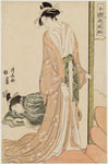 Torii Kiyonaga, Courtesan Going to Bed, from the series Ten Types of Beauties in Pictures (Jittai e-f?zoku)