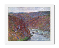 MFA Prints archival replica print of Claude Monet, Valley of the Creuse (Gray Day) from the Museum of Fine Arts, Boston collection.
