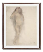 MFA Prints archival replica print of Auguste (René) Rodin, Standing Nude from the Museum of Fine Arts, Boston collection.