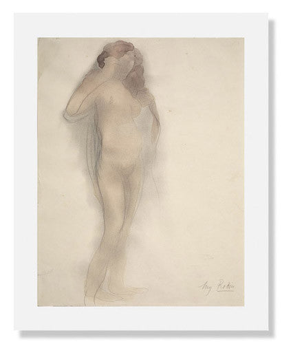MFA Prints archival replica print of Auguste (René) Rodin, Standing Nude from the Museum of Fine Arts, Boston collection.