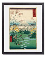 MFA Prints archival replica print of Utagawa Hiroshige I, ōtsuki Plain in Kai Province from the Museum of Fine Arts, Boston collection.