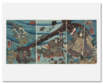 MFA Prints archival replica print of Utagawa Kuniyoshi, At the Bottom of the Sea in Daimotsu Bay from the Museum of Fine Arts, Boston collection.
