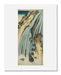 MFA Prints archival replica print of Katsushika Hokusai, Two Carp in Waterfall from the Museum of Fine Arts, Boston collection.