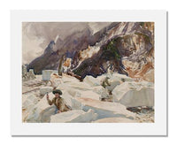 MFA Prints archival replica print of John Singer Sargent, Carrara: Wet Quarries from the Museum of Fine Arts, Boston collection.