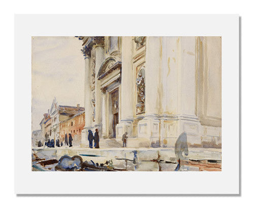 MFA Prints archival replica print of John Singer Sargent, Venice: I Gesuati from the Museum of Fine Arts, Boston collection.
