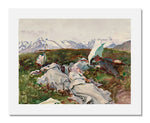 MFA Prints archival replica print of John Singer Sargent, Simplon Pass: At the Top from the Museum of Fine Arts, Boston collection.