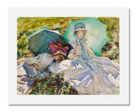 MFA Prints archival replica print of John Singer Sargent, Simplon Pass: The Green Parasol from the Museum of Fine Arts, Boston collection.