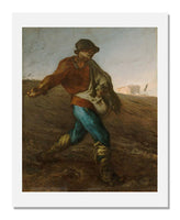 MFA Prints archival replica print of Jean-François Millet, The Sower from the Museum of Fine Arts, Boston collection.