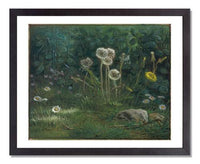 MFA Prints archival replica print of Jean François Millet, Dandelions from the Museum of Fine Arts, Boston collection.