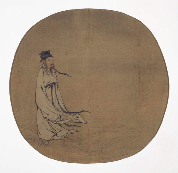 Unidentified artist, The Daoist immortal Lü Dongbin crossing Lake Dongting