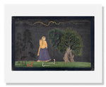 MFA Prints archival replica print of The Family of Nainsukh, Heroine Rushing to Her Lover from the Museum of Fine Arts, Boston collection.