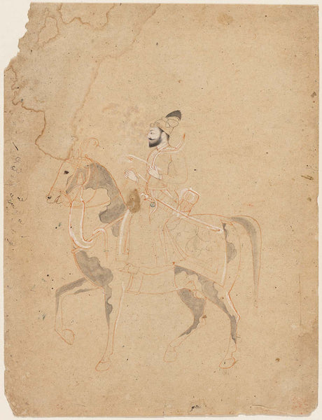 Equestrian portrait of Guru Govind Singh