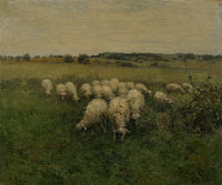 Anton Mauve, Sheep Grazing in an Open Field