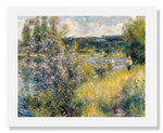MFA Prints archival replica print of Pierre Auguste Renoir, The Seine at Chatou from the Museum of Fine Arts, Boston collection.