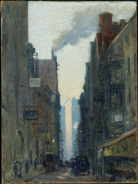 Ernest Lawson, New York Street Scene
