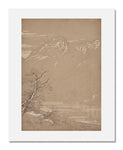 MFA Prints archival replica print of John William Casilear, Eagle Cliff, Franconia Mts. from the Museum of Fine Arts, Boston collection.