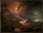 MFA Prints archival replica print of Sebastian Pether, Eruption of Vesuvius with Destruction of a Roman City from the Museum of Fine Arts, Boston collection.