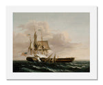 MFA Prints archival replica print of Thomas Birch, Engagement Between the "Constitution" and the "Guerrière" from the Museum of Fine Arts, Boston collection.