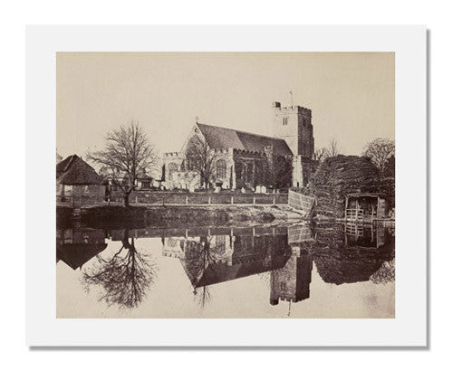 MFA Prints archival replica print of Benjamin Brecknell Turner, Hawkhurst Church ("Photographic Truth") from the Museum of Fine Arts, Boston collection.