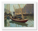 MFA Prints archival replica print of Arthur Clifton Goodwin, Boats at T Wharf from the Museum of Fine Arts, Boston collection.