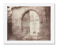 MFA Prints archival replica print of William Henry Fox Talbot, Entrance Gate, Abbotsford from the Museum of Fine Arts, Boston collection.