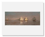 MFA Prints archival replica print of Winslow Homer, Gloucester, Mackerel Fleet at Dawn from the Museum of Fine Arts, Boston collection.