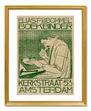 MFA Prints archival replica print of Antonius Henricus Johannes Molkenboer, Poster for Elias van Bommel, Bookbinder from the Museum of Fine Arts, Boston collection.