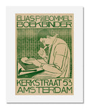 MFA Prints archival replica print of Antonius Henricus Johannes Molkenboer, Poster for Elias van Bommel, Bookbinder from the Museum of Fine Arts, Boston collection.