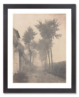 MFA Prints archival replica print of Eugène Cuvelier, Lane in Fog, Arras from the Museum of Fine Arts, Boston collection.