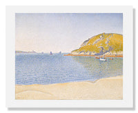 MFA Prints archival replica print of Paul Signac, Port of Saint Cast from the Museum of Fine Arts, Boston collection.