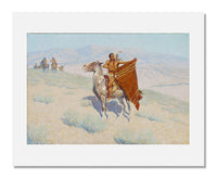 MFA Prints archival replica print of Frederic Remington, The Blanket Signal from the Museum of Fine Arts, Boston collection.