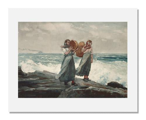 MFA Prints archival replica print of Winslow Homer, A Fresh Breeze from the Museum of Fine Arts, Boston collection.